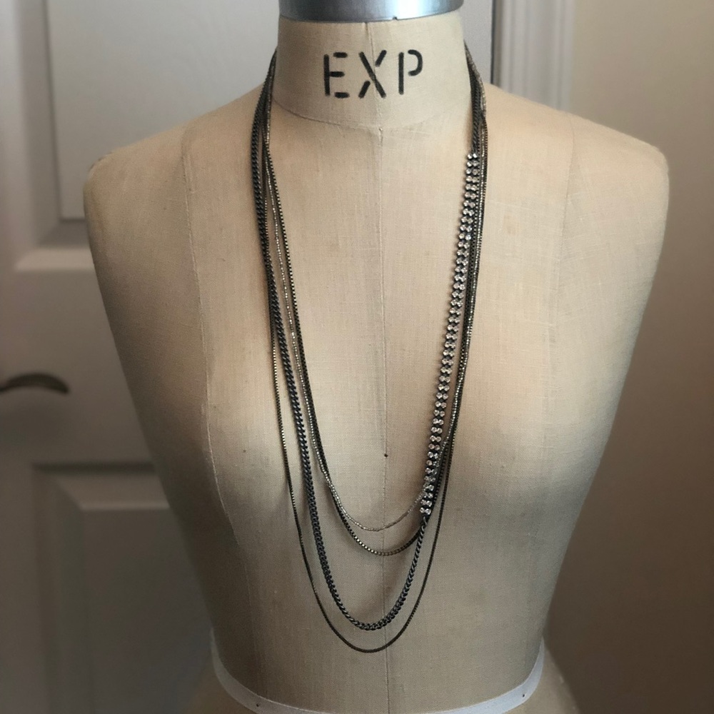 Madewell mix media necklace